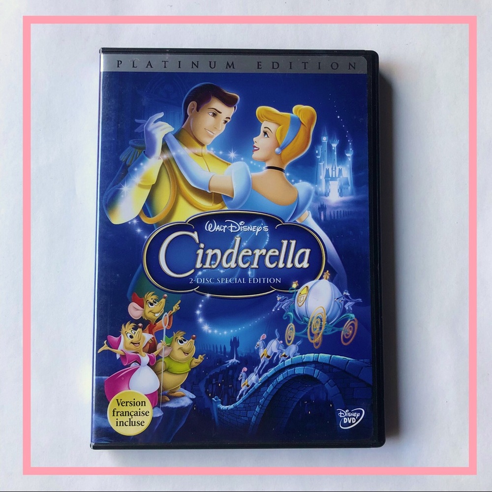 2 DISC Disney Platinum Edition CINDERELLA DVDs